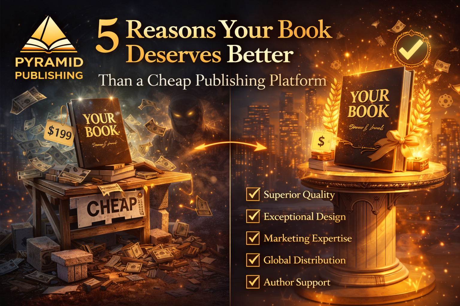 5 Reasons Your Book Deserves Better Than a Cheap Publishing Platform