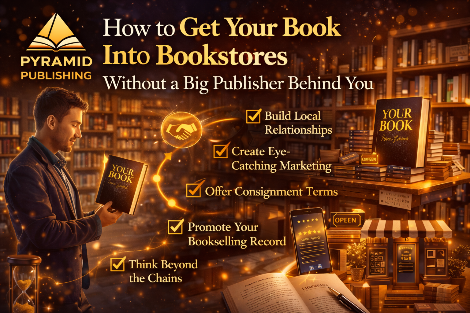 How to Get Your Book Into Bookstores Without a Big Publisher Behind You