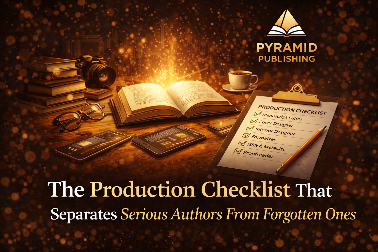 The Production Checklist That Separates Serious Authors From Forgotten Ones
