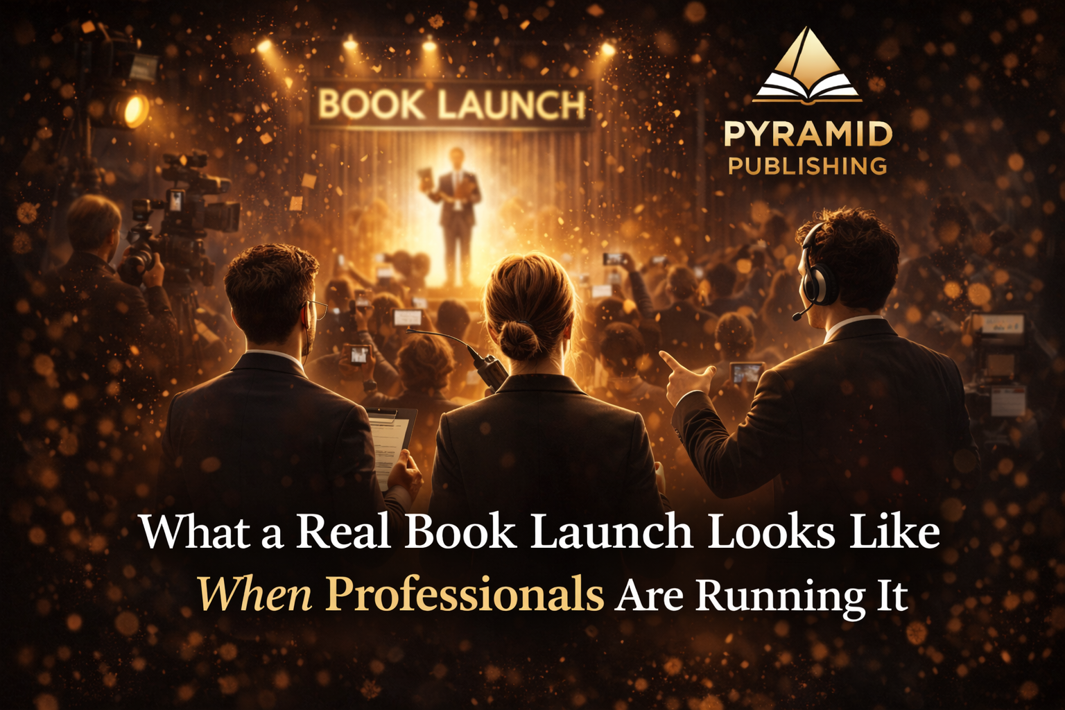 What a Real Book Launch Looks Like When Professionals Are Running It