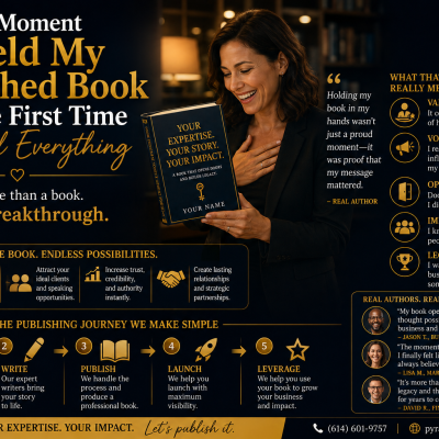 The Moment I Held My Published Book for the First Time Changed Everything