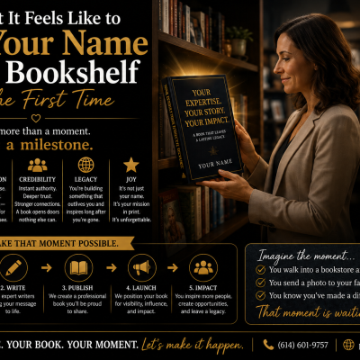 What It Feels Like to See Your Name on a Bookshelf for the First Time
